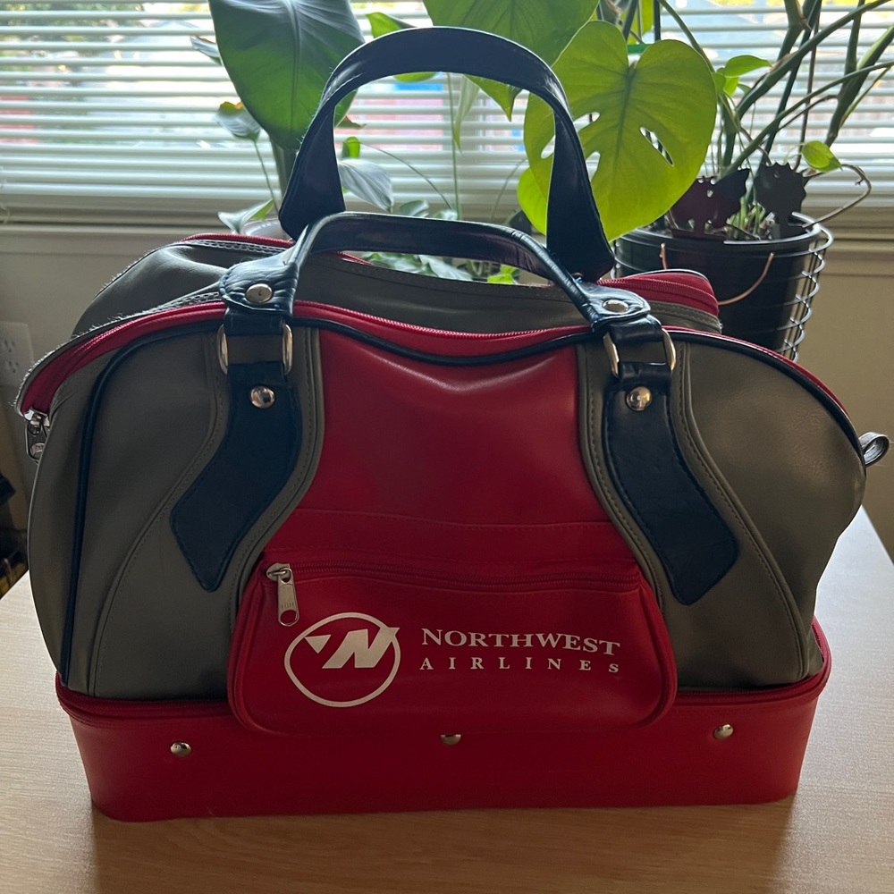 Vintage Northwest Airlines Bag